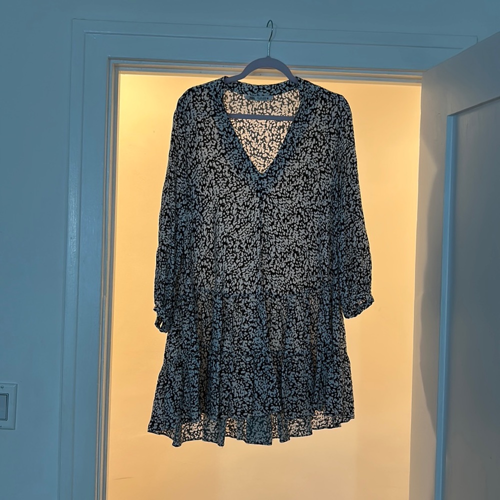 Black and White Zara Dress